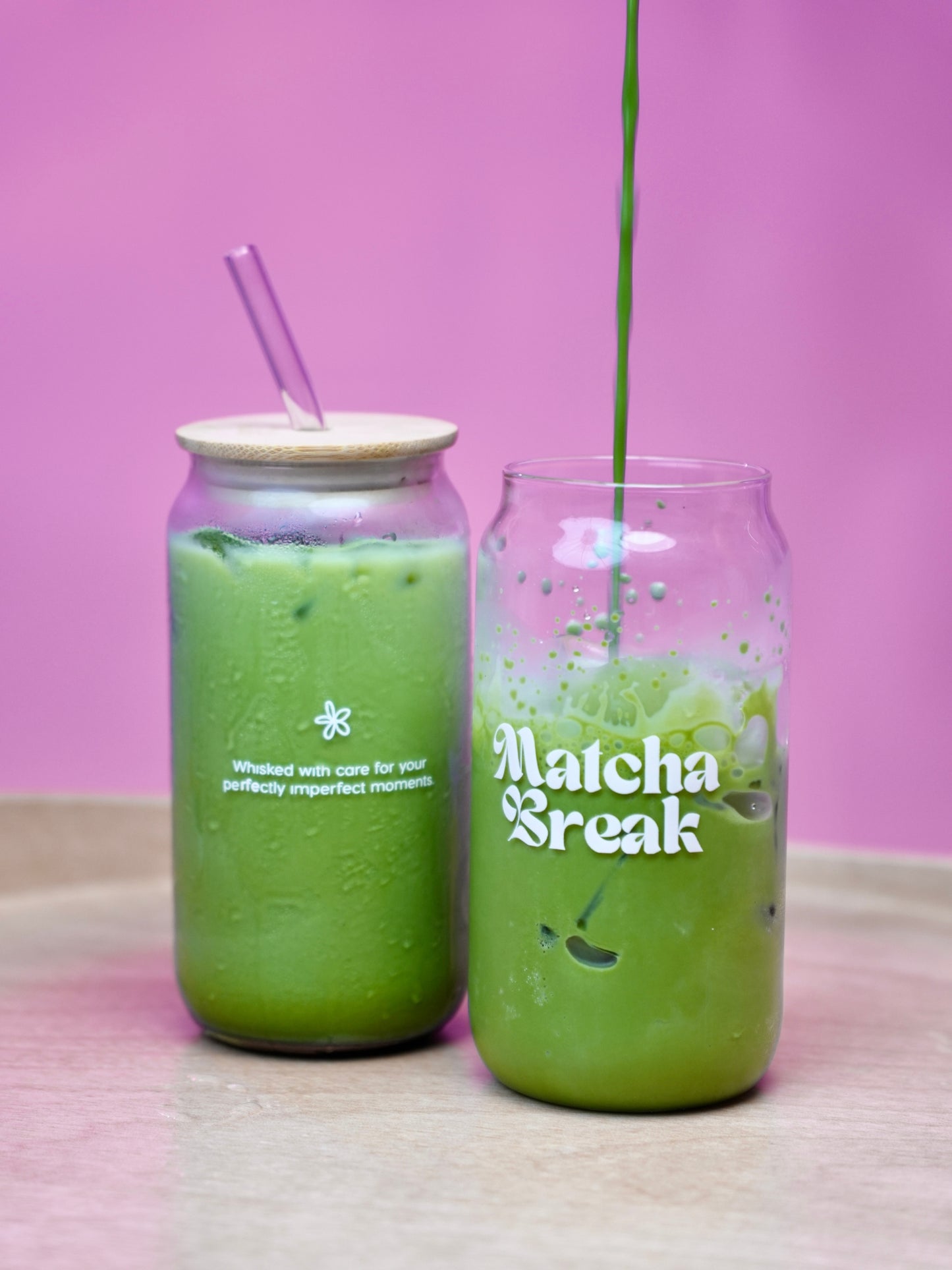 Matcha Break Glass by Rozel Basillo