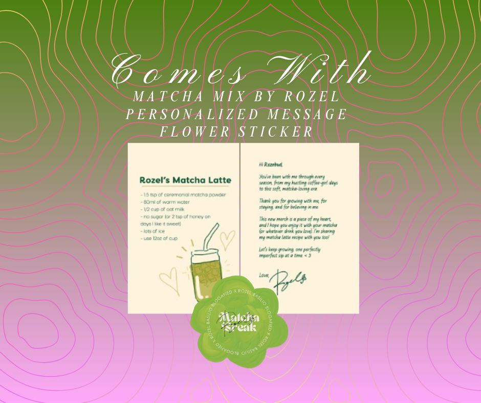 Matcha Break Glass by Rozel Basillo