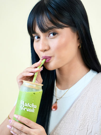 Matcha Break Glass by Rozel Basillo
