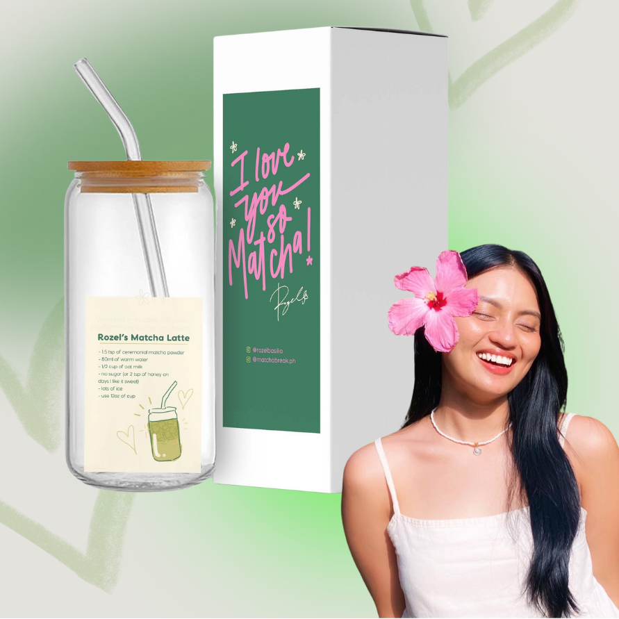 Matcha Break Glass by Rozel Basillo